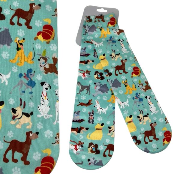 Disney Other - Disney Parks Socks Adult Dogs Characters Dalmatian Stitch Doug Dodger Size 5-9